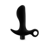 Anal Adventures- Platinum - Silicone Vibrating Prostate Massager 01 - Black - Image 3