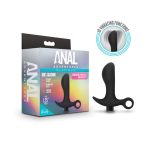 Anal Adventures- Platinum - Silicone Vibrating Prostate Massager 01 - Black - Image 5