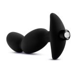 Anal Adventures- Platinum - Silicone Vibrating Prostate Massager 04-Black - Image 2