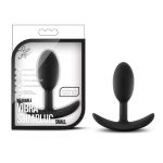 Luxe - Wearable Vibra Slim Plug - Small - Black - Image 2