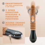 Dr. Skin Silicone - Dr. Arthur - Thrusting Gyrating Vibrating Dildo - Tan - Image 6