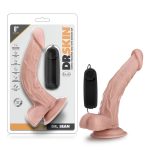Dr. Skin - Dr. Sean - 8 Inch Vibrating Cock With Suction Cup - Vanilla - Image 2