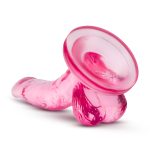 Naturally Yours - 4 Inch Mini Cock - Pink - Image 5