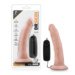 Dr. Skin - Dr. Dave - 7 Inch Vibrating Cock With Suction Cup - Vanilla Ea - Image 4