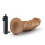 Dr. Skin - Dr. Joe - 8 Inch Vibrating Cock With Suction Cup - Mocha - Image 4