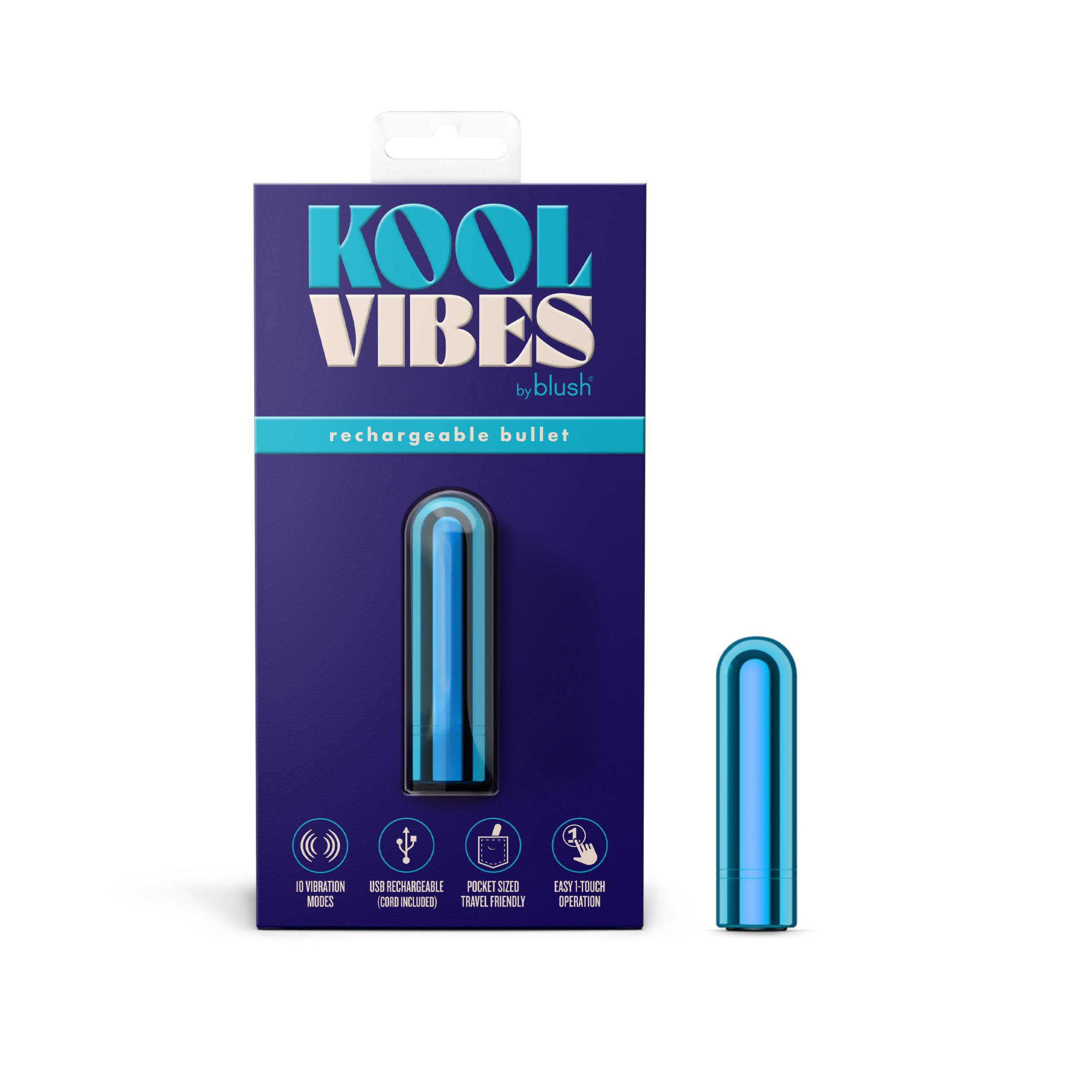 HOBL-14302.jpg Kool Vibes - Rechargeable Mini Bullet - Blueberry - Image 1