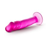 B Yours - Sweet n Small 6 Inch Dildo With Suction Cup - Pink - Image 4