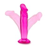 B Yours - Sweet n Small 6 Inch Dildo With Suction Cup - Pink - Image 2