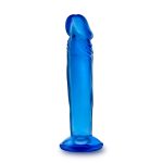 B Yours - Sweet n Small 6 Inch Dildo With Suction Cup - Blue - Image 3
