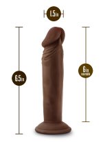Dr. Skin Plus - 6 Inch Posable Dildo - Chocolate - Image 4