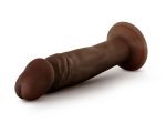 Dr. Skin Plus - 6 Inch Posable Dildo - Chocolate - Image 2