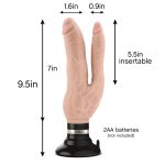 Dr. Skin Cock Vibes Double Vibe - Beige - Image 2