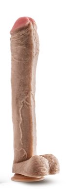Dr. Skin - Mr. Ed - 13 Inch Dildo With Balls - Beige - Image 4