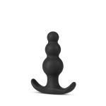 Anal Adventures Platinum - Beaded Plug - Black - Image 3