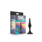 Anal Adventures Platinum - Silicone Beginner Plug - Small - Black - Image 2