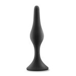 Anal Adventures Platinum - Silicone Beginner Plug - Medium - Black - Image 6