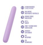 Play With Me Silicone Double Ended Vibrator - Purple - Image 3