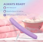 Play With Me Silicone Double Ended Vibrator - Purple - Image 5