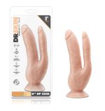 Dr. Skin - 8 Inch Dp Cock - Vanilla - Image 5