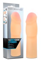 Performance 1.5 Inch Cock Xtender - Beige - Image 2