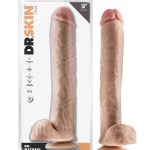 Dr. Skin - Dr. Michael - 14 Inch Dildo With Balls - Beige