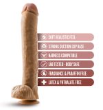 Dr. Skin - Dr. Michael - 14 Inch Dildo With Balls Tan - Image 3