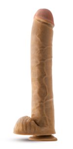 Dr. Skin - Dr. Michael - 14 Inch Dildo With Balls Tan - Image 4