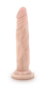 Dr. Skin Silicone - Dr. Carter - 7 Inch Dong With Suction Cup - Vanilla - Image 5