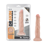 Dr. Skin Silicone - Dr. Carter - 7 Inch Dong With Suction Cup - Vanilla - Image 2