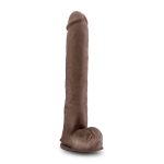 Au Naturel - Daddy - 14 Inch Sensa Feel Dual Density Dildo - Chocolate - Image 4