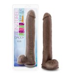 Au Naturel - Daddy - 14 Inch Sensa Feel Dual Density Dildo - Chocolate - Image 3
