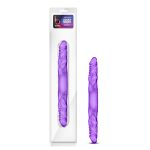 B Yours 14 Inch Double Dildo - Purple - Image 2