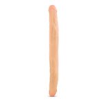B Yours 14 Inch Double Dildo - Beige - Image 3