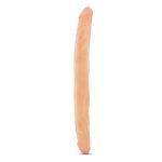 B Yours 14 Inch Double Dildo - Beige - Image 2
