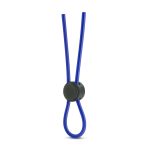 Stay Hard - Silicone Loop Cock Ring - Blue - Image 4