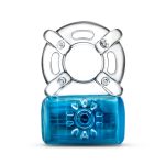 Play With Me - Pleaser Rechargeable C-Ring - Blue - Image 4