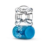 Play With Me - Pleaser Rechargeable C-Ring - Blue - Image 5
