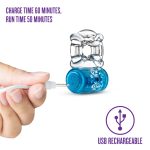 Play With Me - Pleaser Rechargeable C-Ring - Blue - Image 6