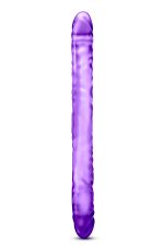 B Yours 18 Inch Double Dildo - Purple - Image 3