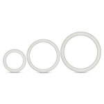 Performance - Vs4 Pure Premium Silicone Cockring Set - White - Image 2