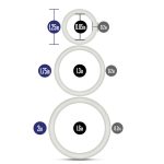 Performance - Vs4 Pure Premium Silicone Cockring Set - White - Image 5