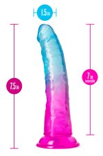 B Yours - Beautiful Sky - 7 Inch Dildo - Sunset - Image 3