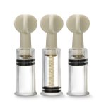 Temptasia - Clit and Nipple Twist Suckers - Set of 3 - Clear
