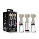 Temptasia - Clit and Nipple Twist Suckers - Set of 3 - Clear - Image 3