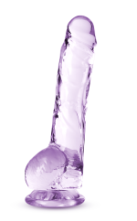 Naturally Yours - 8 Inch Crystalline Dildo - Amethyst - Image 2