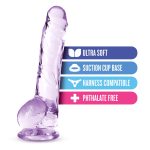 Naturally Yours - 8 Inch Crystalline Dildo - Amethyst - Image 3
