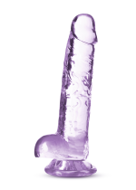 Naturally Yours - 7 Inch Crystalline Dildo - Amethhyst - Image 2