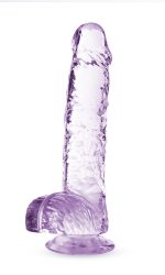 Naturally Yours - 6 Inch Crystalline Dildo - Amethyst - Image 6