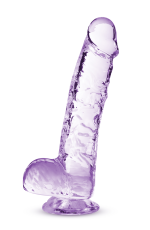 Naturally Yours - 6 Inch Crystalline Dildo - Amethyst - Image 2