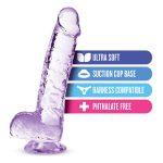 Naturally Yours - 6 Inch Crystalline Dildo - Amethyst - Image 3